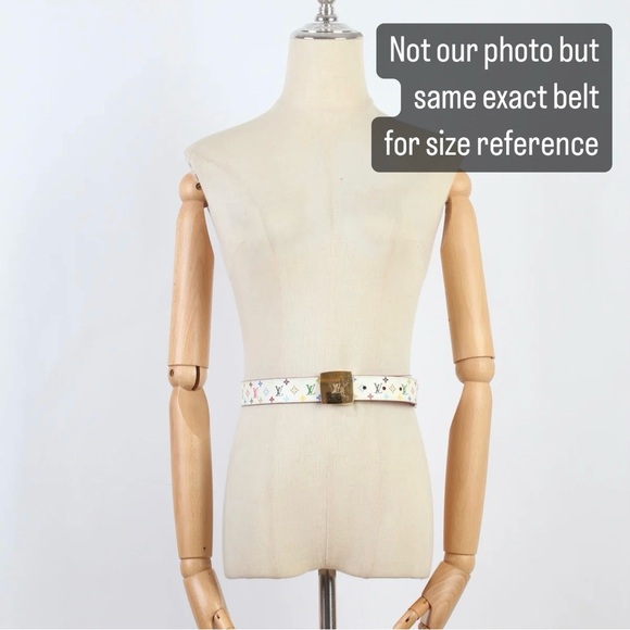 ✨✨✨✨ SOLD ✨✨✨✨ Louis Vuitton Authentic RARE Takashi Murakami Multicolor Belt - Picture 9 of 9